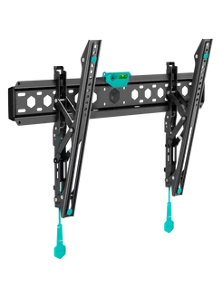 Кронштейн для телевизора 43"-85" наклонный, чёрный TM6