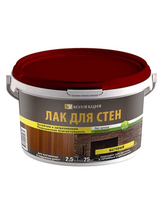 Ижсинтез Лак для стен матовый 0,9 кг, 2,5 кг