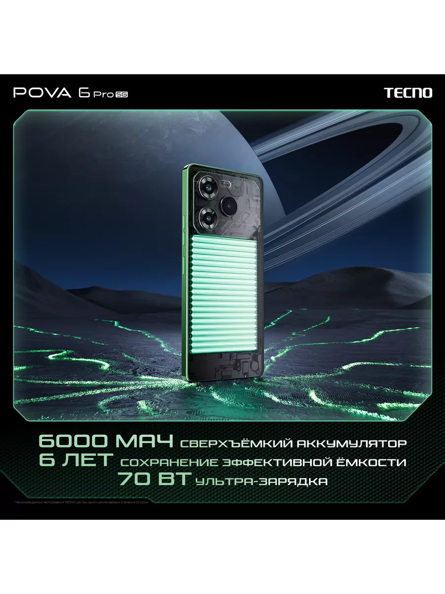 POVA 6 Pro 5G 12+256GB Meteorite Grey TECNO 219067182 купить в  интернет-магазине Wildberries