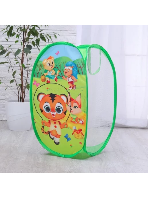 Славный малыш Корзина для игрушек Тигренок 57x34x34 cm, 57x34x34, фото 4