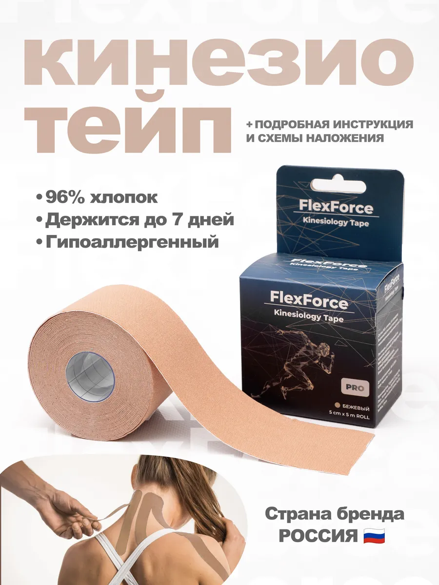 Кинезио тейп для лица и тела