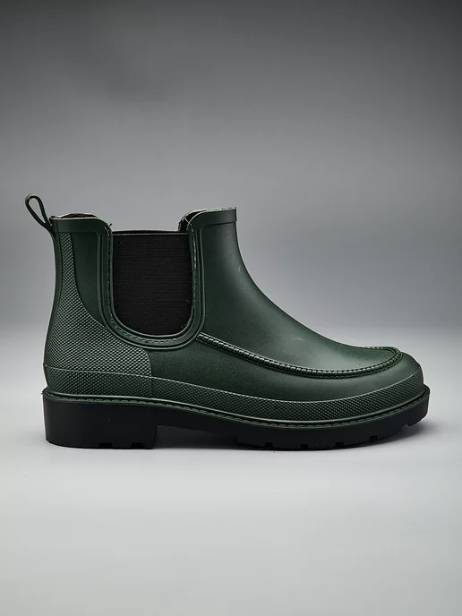 AM SHOES Резиновые сапоги короткие, зеленый, фото 5