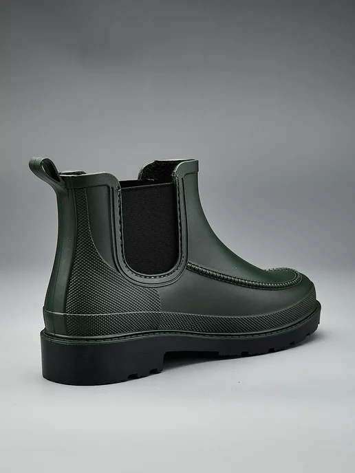 AM SHOES Резиновые сапоги короткие, зеленый, фото 8