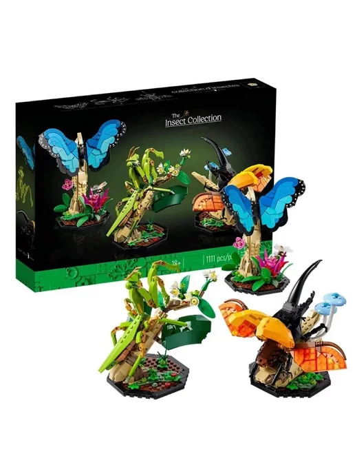 LEGO,, Конструктор Коллекция насекомых 1111 деталей, синий, фото 2