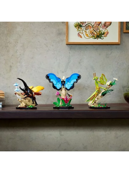 LEGO,, Конструктор Коллекция насекомых 1111 деталей, синий, фото 4