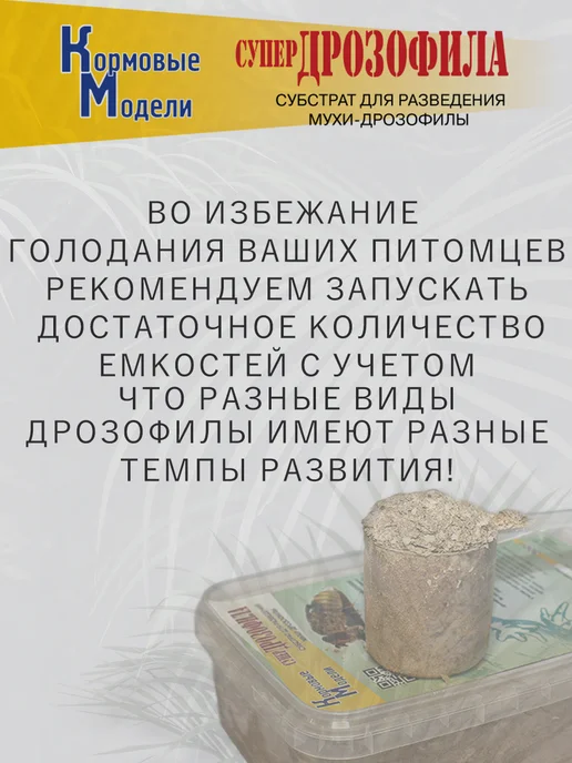 Кормовые Модели Корм субстрат для мухи(дрозофилы), вариант, фото 4