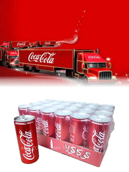 Coca-Cola Кока кола газированный напиток 0,25л*24шт, 250 мл, 24 шт, фото 2