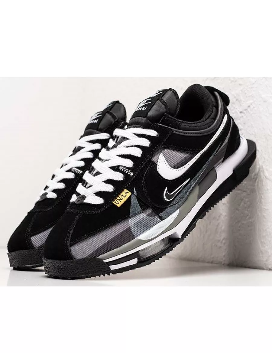 Nike cortez grey and black on sale