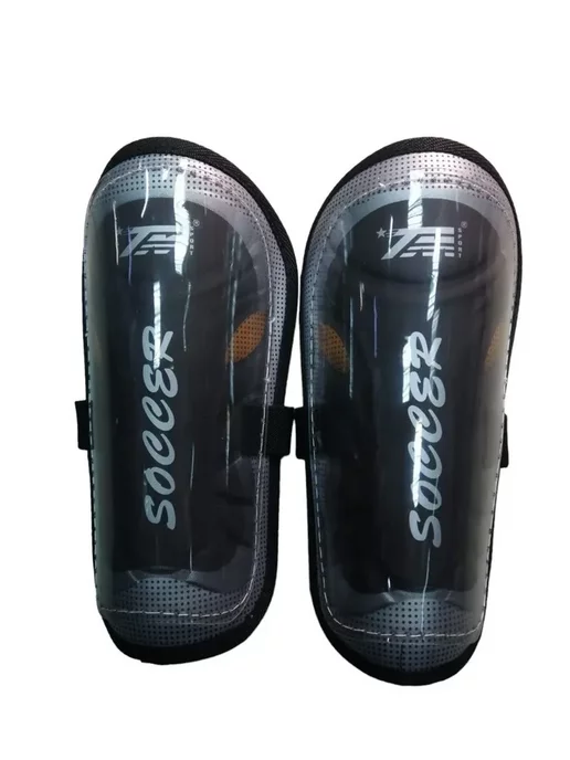 TM SPORT Щитки футбольные, размер 24, черный