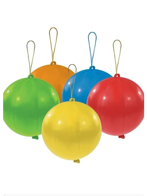 PartyBalloons Шарики воздушные набор Панч болл 12 шт, 12 шт