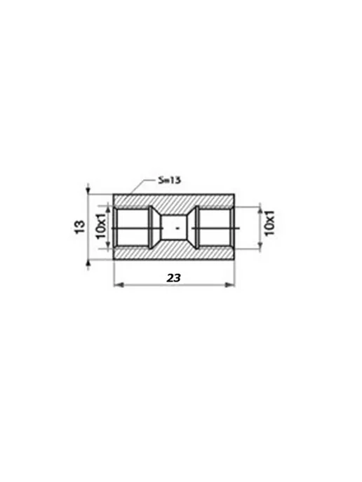 WP Соединитель МУФТА тормозных трубок (Z105) T121, вариант, фото 3