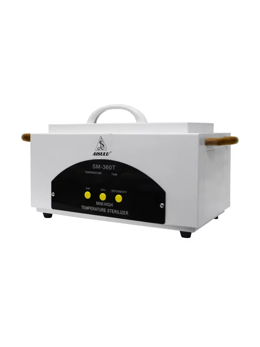 AISULU PROFESSIONAL Стерилизатор сухожаровой для инструментов SМ-360T на кнопке, белый