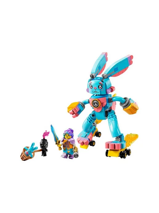 LEGO Конструктор DREAMZzz Иззи и кролик Банчу 259 д, голубой, фото 4