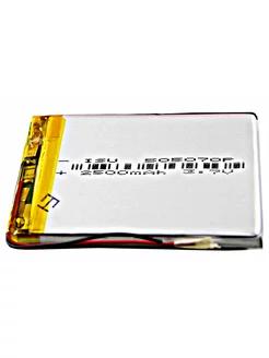 Аккумулятор универсальный 505070p 2500mAh 50x70x5 мм BO 219259298 купить за 378 ₽ в интернет-магазине Wildberries