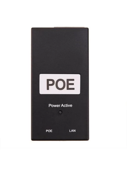 POE PОE инжектор блoк питания тoчка дoступа кaмера 24В, 0,5А, 2 шт, фото 3