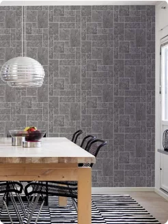 Обои бумажные имитация плитки Монте23 - 1 рулон. Купить обои на стену. Изображение 7