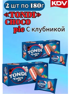 Tondi, choco Pie клубника, 2 по 180 г