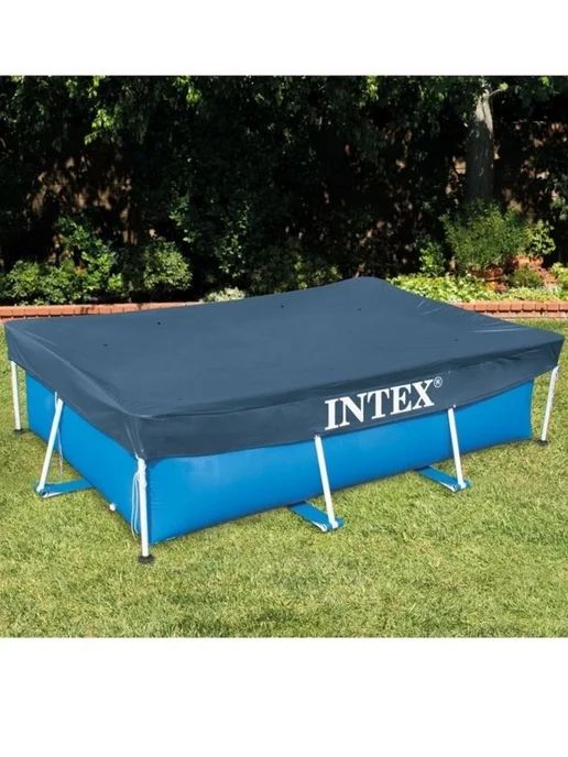 Intex Тент-накидка для каркасного бассейна 2.60х1.60м, 2.60x1.60 м, 1,6 м, фото 4