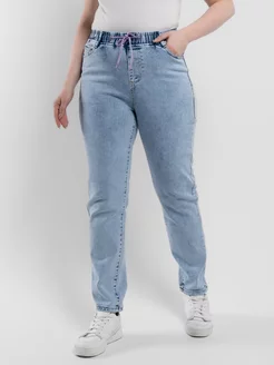 Джинсы стрейч на резинке джеггинсы DENIM 219417841 купить за 1 163 ₽ в интернет-магазине Wildberries