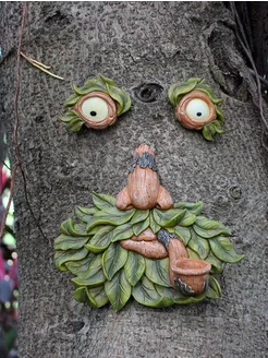 Лицо лесовика на дерево с трубкой Сад эльфов 219426461 купить за 2 042 ₽ в интернет-магазине Wildberries
