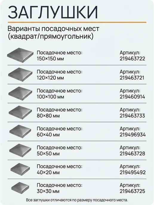 Стальной Хозяин Заглушка крышка на трубу 80 мм - 5 шт, 5 шт, фото 2