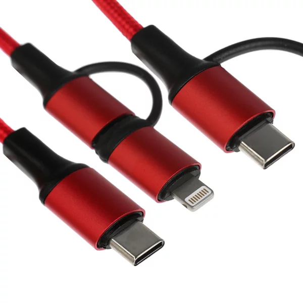 Кабель 2 в 1, Type-C — Type-C Lightning 1 метр