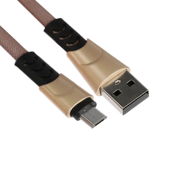 Кабель MicroUSB — USB, 2.4 А, 1 метр