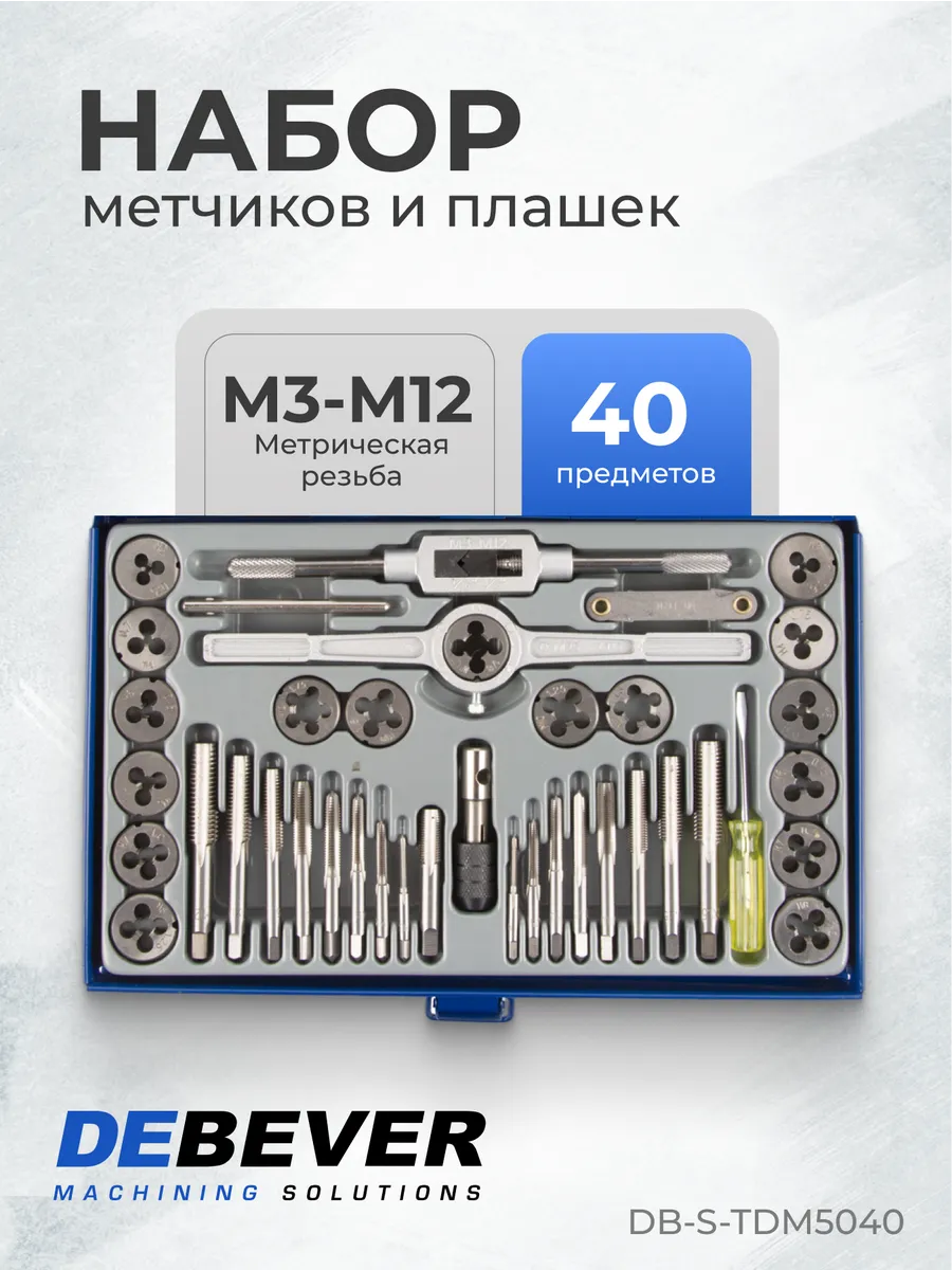 Набор метчиков и плашек...