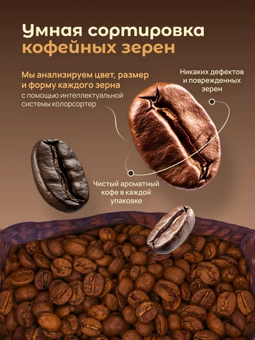 Frumentum Кофе в зернах 1 кг Бразилия Моджиана, 1 кг, фото 6