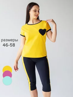 Летний домашний костюм ТМ Софья 219496047 купить за 1 516 ₽ в интернет-магазине Wildberries