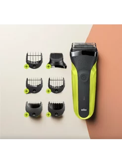 Электробритва Series 3 Shave&Style 300BT Braun 219496509 купить за 6 225 ₽ в интернет-магазине Wildberries