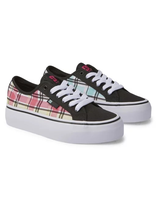DC Shoes Кеды MANUAL PLATFORM SHOE GUP, голубой
