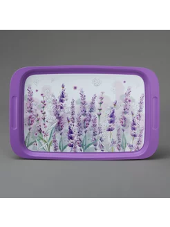 Поднос пластиковый декоративный Lavender Полимербыт 219523602 купить за 548 ₽ в интернет-магазине Wildberries