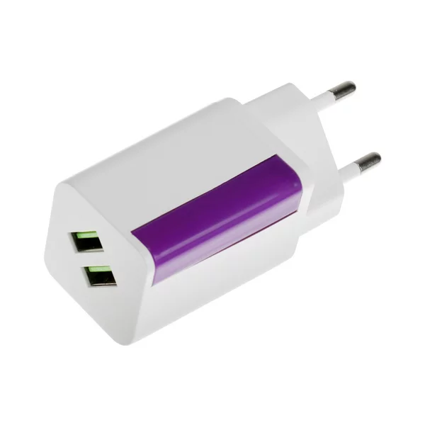Сетевое зарядное устройство 2 USB, 2.4 А
