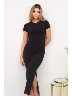 Платье лапша с коротким рукавом