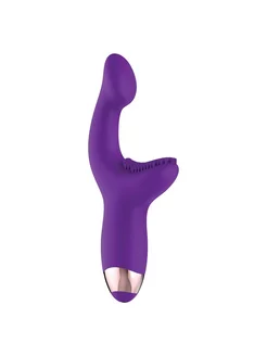 Фиолетовый массажёр для G-точки G-Spot Pleaser - 19 см