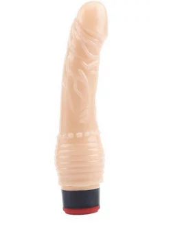 Телесный вибратор 7.6 Vibrating Dildo - 19,5 см