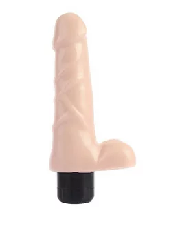 Телесный вибратор-реалистик Pleasure Vibrator - 19 см