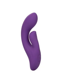 Фиолетовый вибратор-кролик Stella Liquid Silicone Dual Pleas