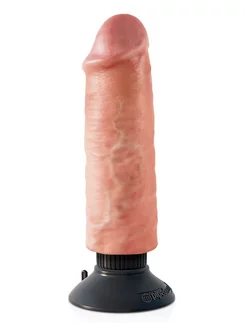 Вибромассажер-реалистик 6 Vibrating Cock - 17,8 см