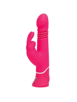 Розовый вибратор Thrusting Realistic Rechargeable Rabbit Vib