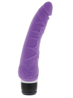 Фиолетовый вибратор-реалистик PURRFECT SILICONE CLASSIC 7.1I