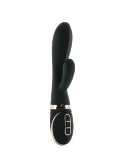 Черный вибратор-кролик Dual Stim Rabbit Vibrator