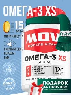 Омега 3 рыбий жир маленькие капсулы MOVI 219571803 купить за 396 ₽ в интернет-магазине Wildberries