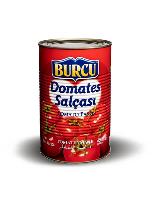 Burcu Томатная паста 4300 гр жестяная банка, 4,3 кг, фото 2