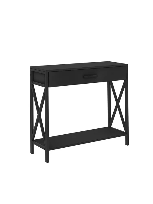 Make Mebel Консоль, туалетный столик Лофт 90х30 см, Черный, 90x30 см, фото 2