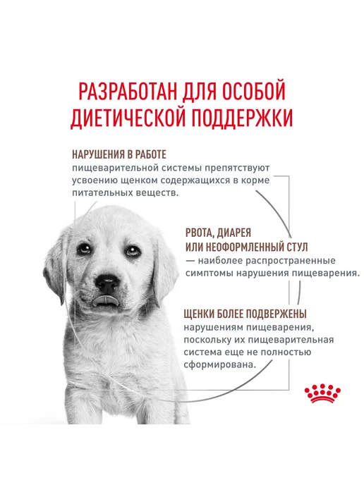 Сухой корм Royal canin Gastrointestinal Жкт для собак, щенки, 2,5 кг, фото 5