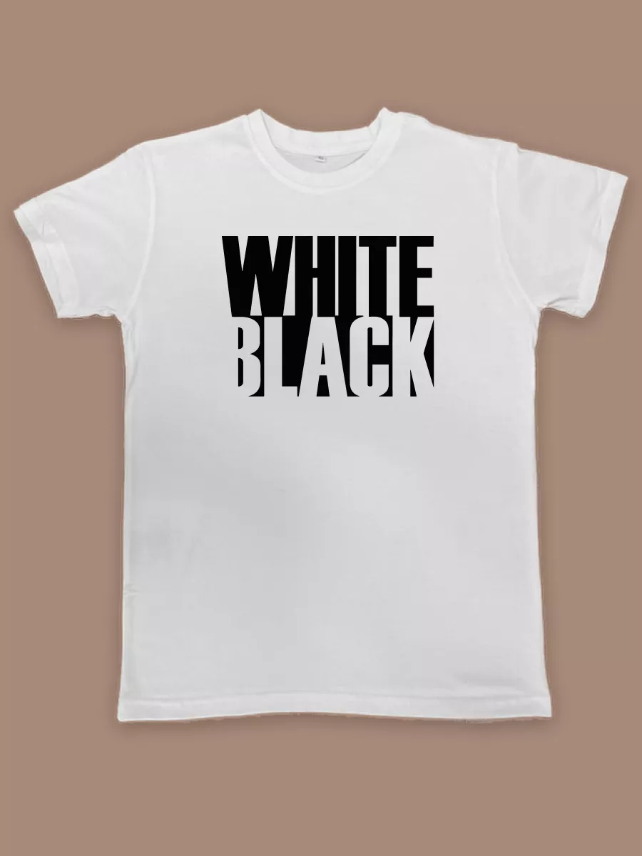 Футболка White and Black