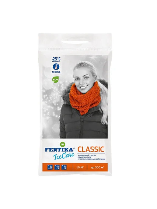 Fertika Противогололедный реагент IceСare Classic 10 кг, 10 кг, фото 2