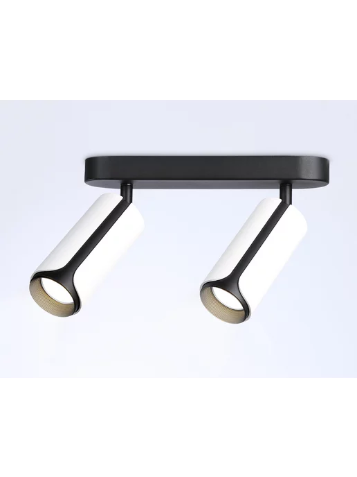 AMBRELLA LIGHT Настенно-потолочный поворотный светильник спот в спальню, черный, фото 3